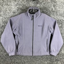 Marmot Windstopper Full Zip Fleece Jacket Lined Women Size Medium