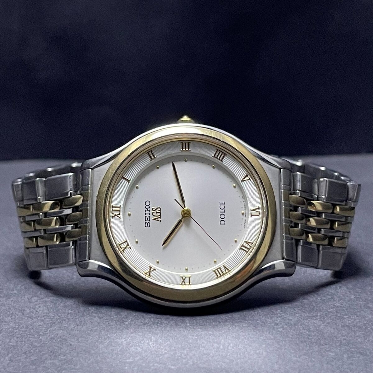 Vintage Seiko Dolce AGS BOR Two Tone Automatic Men's Watch Vintage Seiko Dolce AGS BOR Two Tone Automatic Men's Watch