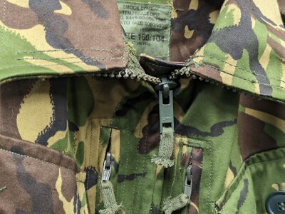 British Army Combat Temperate Smock Jacket Woodland DPM Camo
