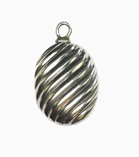 David Yurman  Sculpted Cable Locket Pendant 925 Sterling Silver