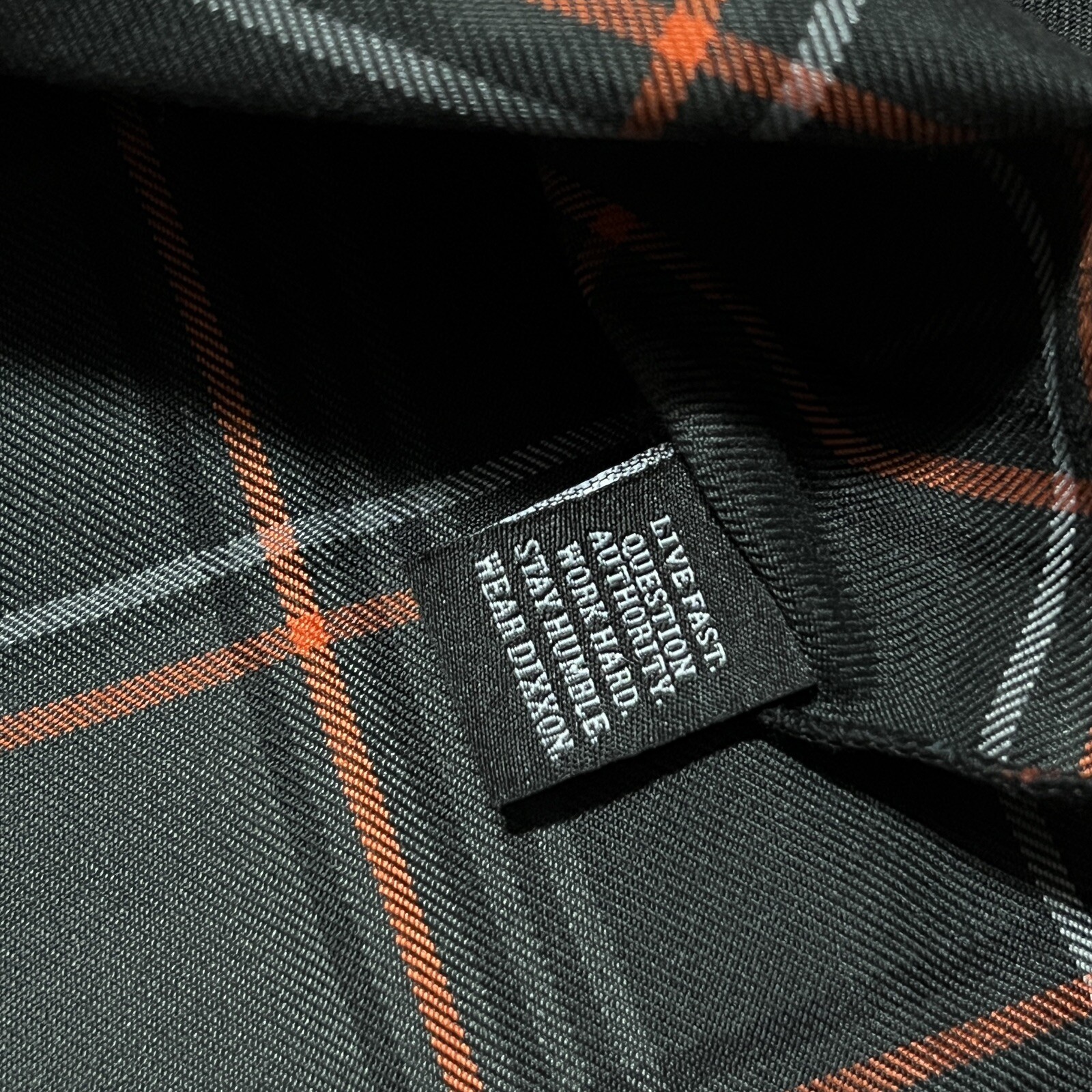 DIXXON The JUNEAU Flannel Shirt Men's 2XL Black Plaid Harley Davidson El Cajon