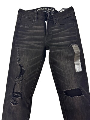 NWT AMERICAN EAGLE Super Super Stretch Low Rise Jegging Ankle size 4