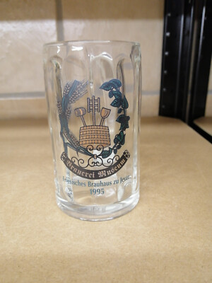 Jever Glaskrug 0,2 l Brauerei-Museum 1995 Rarität J46 eckiger Krug
