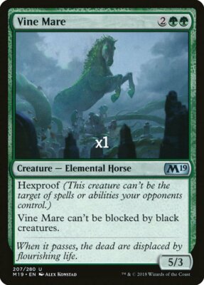 MTG Core Set 2019 M19 Vine Mare MINT