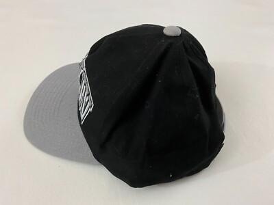 JSLV JUS LIV Logo Adjustable Black Gray Snapback Hat Cap One Size
