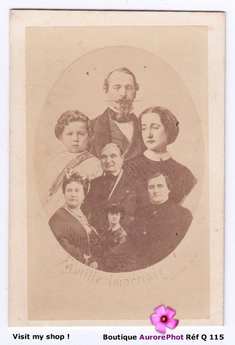 Photo CDV Ancienne – Famille Impériale Second Empire – Napoléon – Disderi