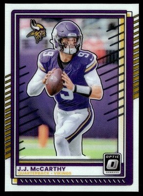 2025 Donruss Optic J.J. McCarthy Minnesota Vikings #46 | eBay