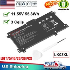  LOT 1-30 LK03XL Battery For HP ENVY X360 15-BP 15M-BQ 17M-CE 17-BW L09281-855