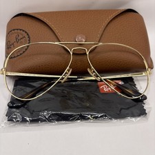 Montatura occhiali da vista Ray Ban RB6489 2500 unisex oro aviatore moderni 58/14~140