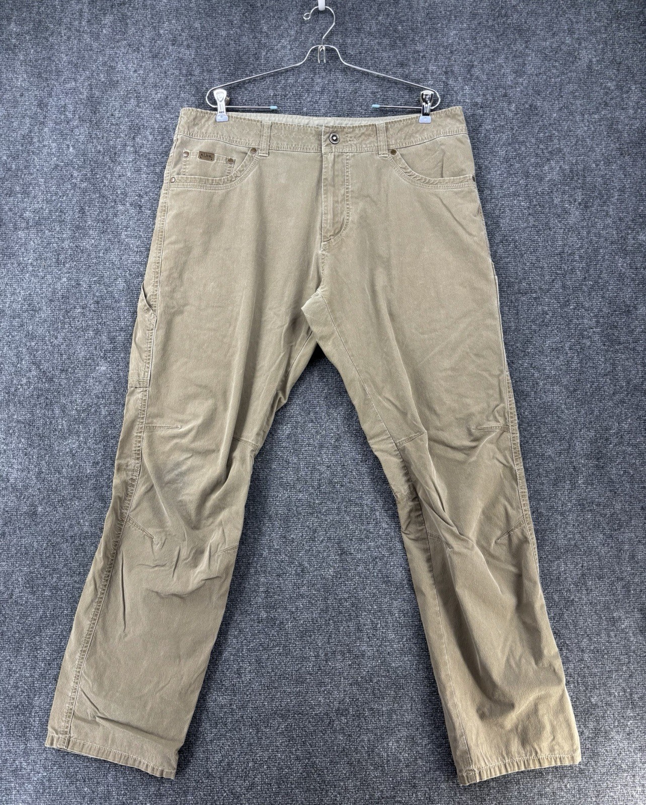 Kuhl Revolvr Mens 38x33 Tan Straight Leg Quick-Dry Hiking Pants