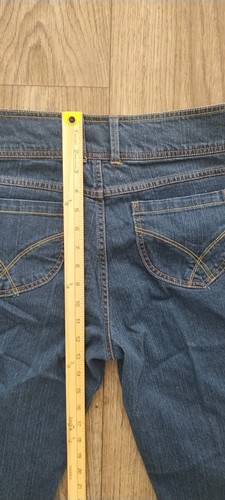 Baccini Womens 12 Dark Wash Mid Rise Flap Pocket Denim Jean Shorts JC SIZE 12P - Picture 9 of 13