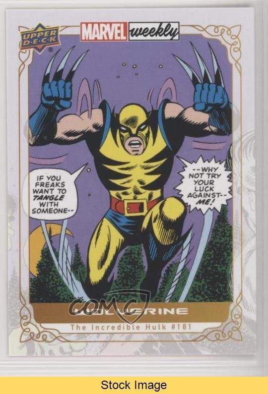 2019 Upper Deck Marvel Weekly Wolverine #5 READ i1f