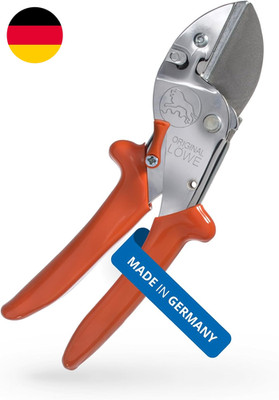 Original LÖWE 1 Profi Amboss Gartenschere 1.107 Mit Ergonomischer Griffform - Ro
