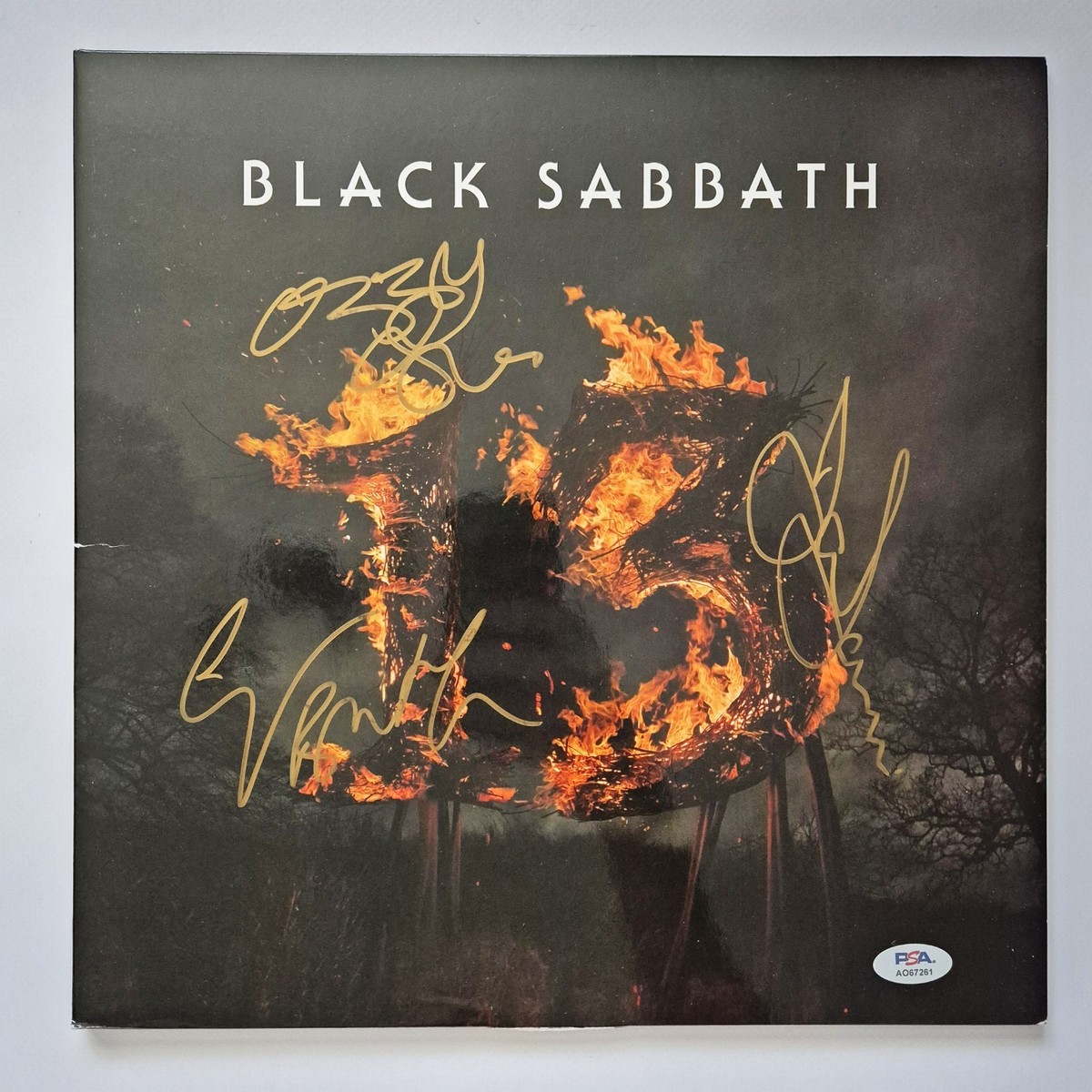 PSA/DNA BLACK SABBATH 13 LP fully signed by 3 Ozzy Osbourne Tony