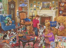 Puppy Playtime Dog Puzzle For Adults And Kids  1000 Piece Jigsaw Puzzle