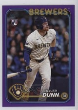 2024 Topps Update Purple Oliver Dunn #US310 my8