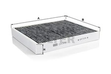 Innenraumfilter CUK 24 003 MANN-FILTER für CADILLAC OPEL CHEVROLET