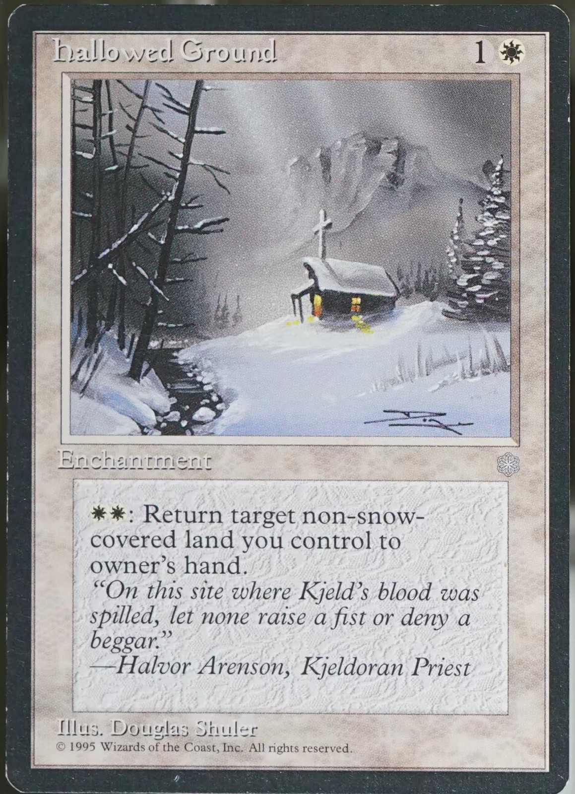 Ice Age Magic Hallowed Ground #29 EX