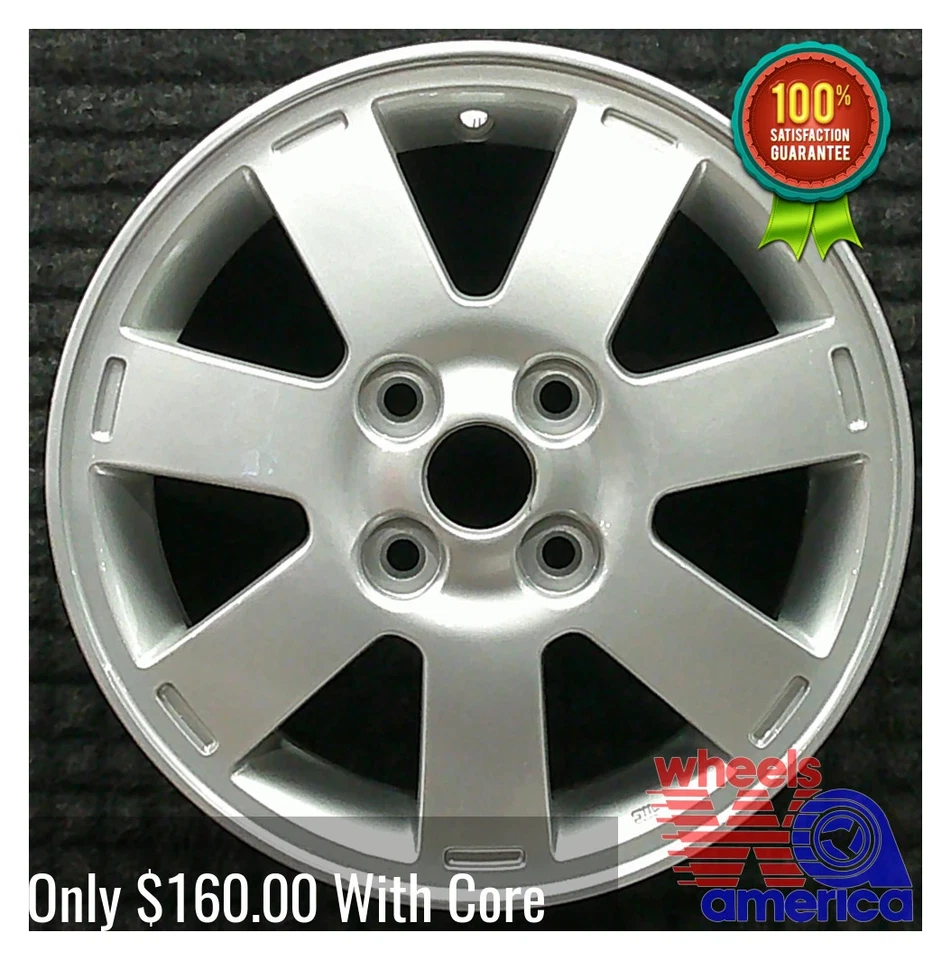 Wheel Rim Mitsubishi Mirage 14 2014 2015 4250D035 Painted OEM Factory OE 66001 - Image 2 of 4