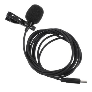 USB Type-C Lavalier Microphone Mic Clip Sur Microphone Professional Mic