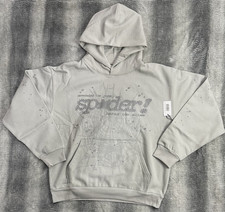 Size XXL - Sp5der Sport Grey Tonal Punk V2 Ho...