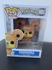 Funko Pop 985 Teddiursa Vinyl Figure From Pokémon Games