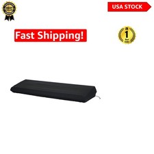 Black Spandex Dust Cover Fits Standard 88-Note Keyboards - Hand Washable