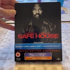 Safe House Blu Ray Steelbook  Denzil Washington in vgc