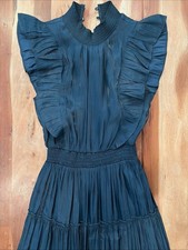 Lulus Blue Green Maxi Dress Size XS Sleeveless