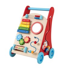 Baby Push Walker with Handle and Wheels for Boys  Girls 3 Years Old-Muticolor