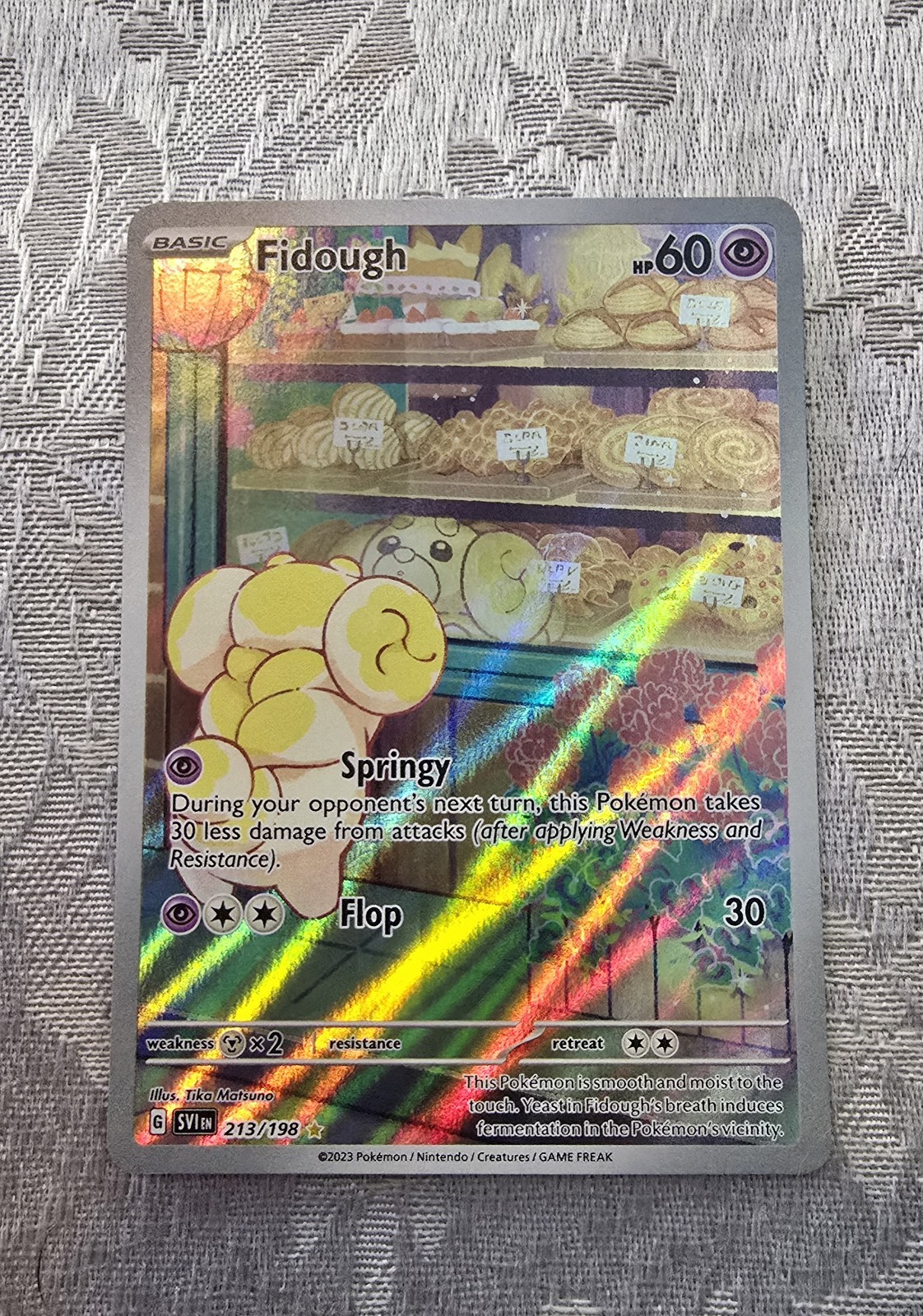 Pokemon Fidough Illustration Rare SV01: Scarlet & Violet Base Set 213/198 (NM)