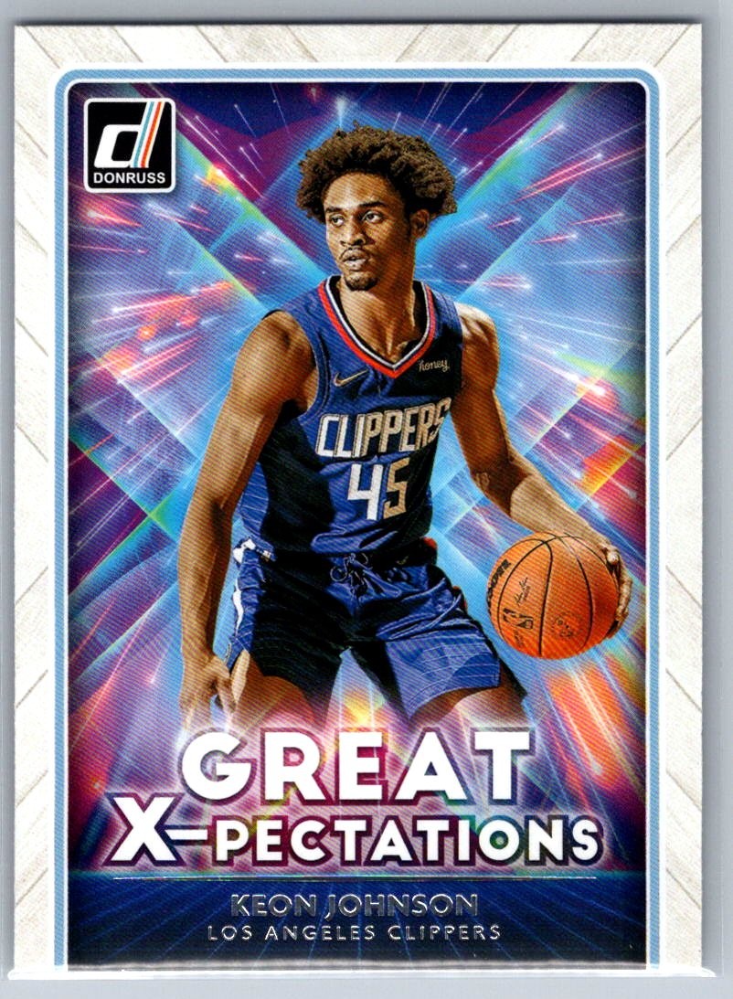 2021-22 Donruss Keon Johnson Great X-pectations #14