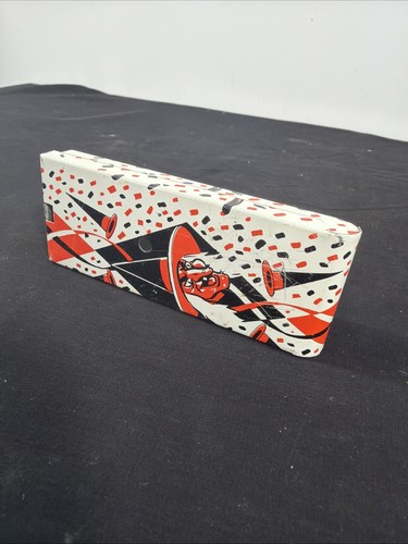 Vintage Halloween US METAL TOY Tin Litho Witch Rachet Noisemaker