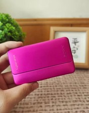 Sony Cyber Shot DSC-TX10 16.2MP Digital Camera W/Charger Pink Touch Screen