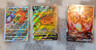 Pokémon Charizard Promo Set – SWSH260, SWSH261, SWSH262 – Black Star Promo
