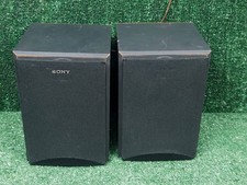 Sony SS MB105 Magnetically Shielded Bookshelf Speakers 100W Pair - TESTED CLEAN