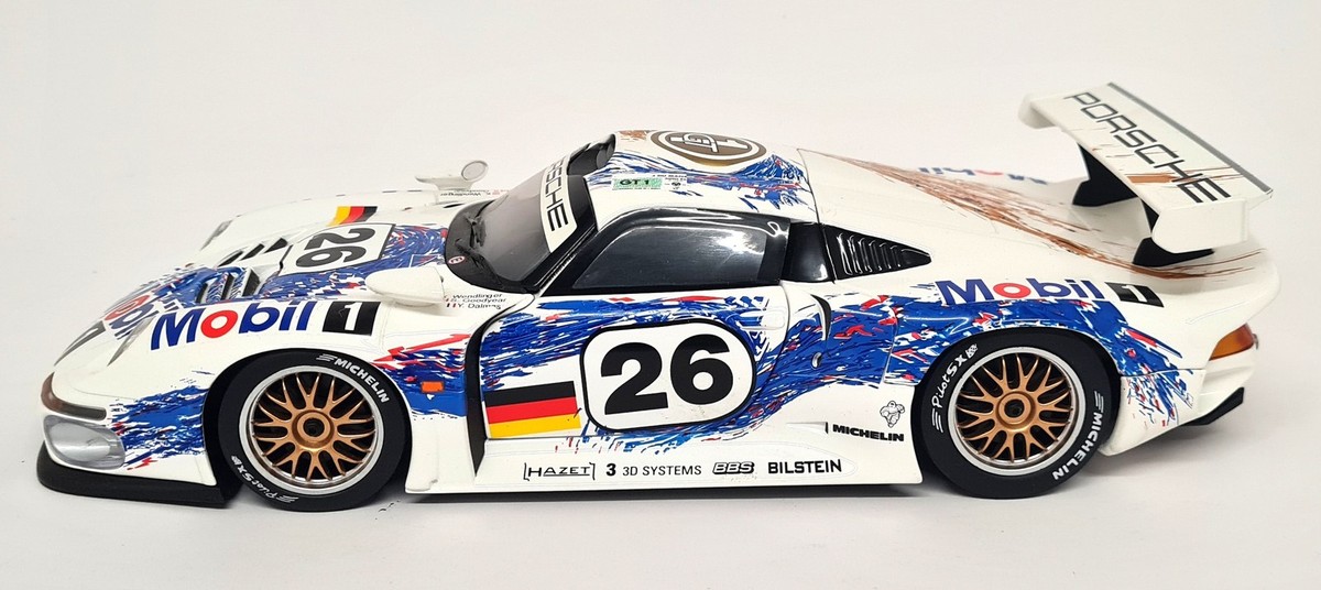 UT Models 1/18 - Porsche 911 GT1 993 1st Le Mans 1996 #26 Diecast