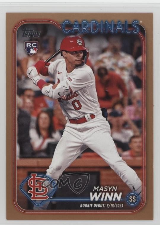 2024 Topps Update Rookie Debut Gold 1355/2024 Masyn Winn #US272 12bz