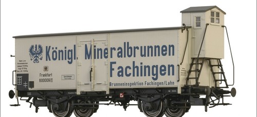 Brawa H0 51263 Güterwagen "Königl. Mineralbrunnen Fachingen" der KPEV, Epoche I | Zustand: Neu
