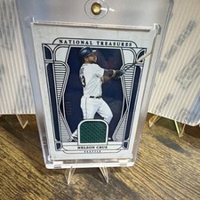 Panini 2025 National Treasures Nelson Cruz MT-NC Material Treasures Mem Mariners