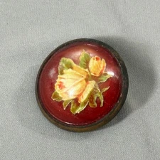 Vintage Horse Bridle Rosette Rose Flower