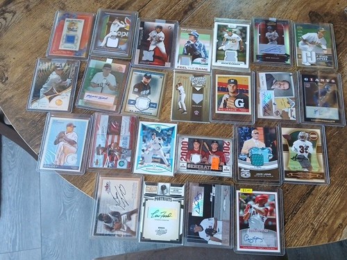  MLB Auto Jersey Card Lot of 24