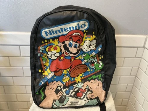 Vintage 1988 Nintendo Mario Backpack