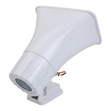 Sirena impermeabile 12V ABS guscio ignifugo altezza installazione ottimale