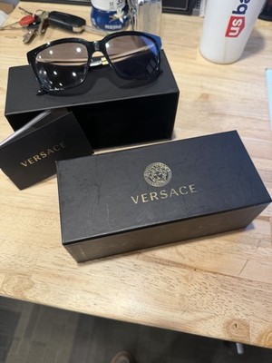 Versace Sunglasses 4307 GB1/87 Black Grey Square Frames