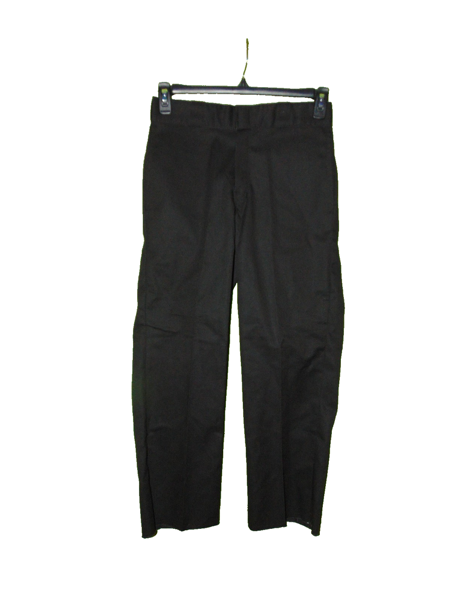 Dickies 874 Work Pants Size 30 Waist New Cut Hems Black | eBay