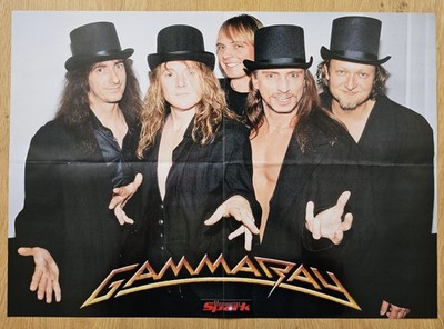 GAMMA RAY - Seltenes Poster von 2004, A2 Format (55 x 40 cm) - WIE NEU!