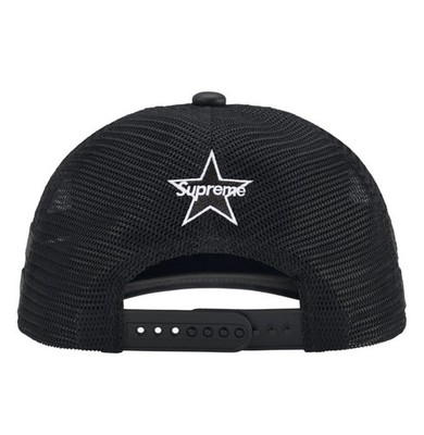 Supreme®/Vanson Leathers® Mesh Back 6-Panel Black Fast Free Ship