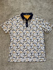 WVU Polo Medium West Virginia Mountaineers Team Issue Big 12