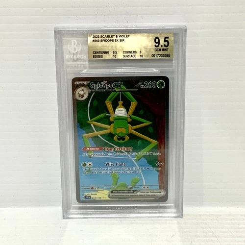 Spidops EX 243/198 SIR - Scarlet Violet - Graded Pokemon Card - BGS 9.5 (PSA 10)